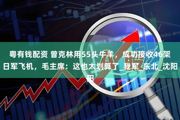 粤有钱配资 曾克林用55头牛羊，成功接收46架日军飞机，毛主席：这也太划算了_我军_东北_沈阳